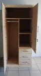 2 D Robe Hang shelf + 3 Drs – Raw