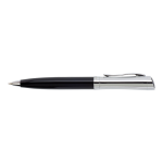 Charles Dickens CD3865 - Ballpoint Pen With Chrome Trims Black-silver Std