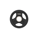 Rebel Rubber Coated Steel Weight Plates - 2 X 20KG