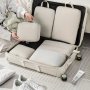 6-Piece Travel Organizer Set Simple Style Pouches Washable Packing Cubes With Zippers For Luggage Management
