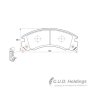 Stone Brake Pad Set Front SP21363
