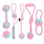 Dog Bite-resistant Woven Knot Pet Training Cotton Rope Toys