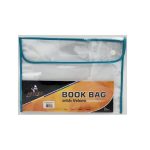 Velcro Bookbag A4 Clear Green Dafrique
