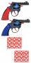 Classic Revolver Style Cap Gun With Caps - 2 Pack