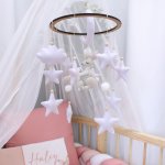Cot Mobile Bunnies Clouds And Stars