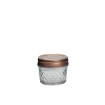 Pineapple Pattern Jar W copper Lid 100 Ml