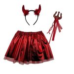 Devil Kids Tutu Set Halloween