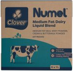 Clover Numel Medium Fat Dairy Liquid Blend Plain Flavour