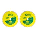 D Tech Diamond Blade Segmented Std. 230 X 22.23 Mm Bulk 2 PC DT20230 2 B