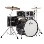Gretsch Energy 5 Piece Drum Kit W 22 Bass Drum : Black