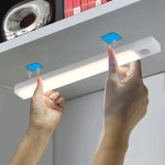 Smart Human Body Sensing LED Light Long Strip Wireless Magnetic Absorption Self-adhesive Wardrobe Light USB With Rechargeable Wi