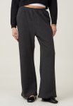 Cotton On Lightweight Straight Trackpant - Charcoal Marle