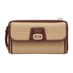 Polo Cabana Smalls Medium Trifold Purse In Beige - Beige Onesize