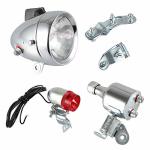 Jrl 12V 6W Motorized Bicycle Head Tail Lamp Friction Generator Dynamo Light Kit For Bicycle Motorized Bike