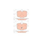 Trw Brake Pad Set Disc Brake – GDB1869