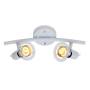 S22W MINI Disc Spot Light Bow 2 X E14 40W White