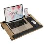 Wooden Lap Desk With Cushion Pad - Maple White