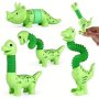 3PCS T-rex Dinosaur Pop Tubes - Creative Diy Sensory Toys For Kids Ages 3-8 Perfect Party Favors & Brain Development Gift