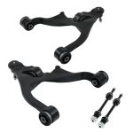 4PC K623022 K623023 K80894 Front Lower Control Arms With Ball Joints Sway Bars Replacement For Dodge RAM 1500 2006-2018 Replacem