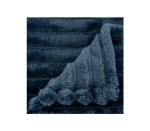 Jjp- Fleece Ribbed Blanket Blue