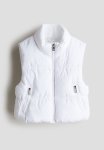 Puffer Gilet - White