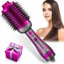 Hot Air Brush Hair Dryer Brush Hair Dryer & Volumizer Hot Air Styler Brush 5 In 1 Multifunctional Blow Dryer Brush Professional Negative Ion