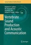 Vertebrate Sound Production And Acoustic Communication Hardcover 1ST Ed. 2016
