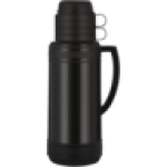 Travelvac Glass Liner Black Vacuum Flask 1.8L