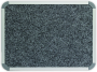 Parrot Notice Board - Bulletin Board Aluminium Frame 1200 X 1200MM - Laurel Grey