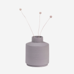 Soft Grey Ceramic Vase