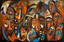 Canvas Wall Art - Tribal Essence By Chromatic Wilderness ABSTR6A2DAF61 - A1570 - 120 X 80 Cm