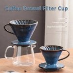 Coffee Accessories Funnel Cup V Style Hand Large 2-4 People
