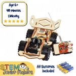 Diy Wooden Remote Car W Batteries