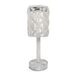 Rechargeable Acrylic Night Light Crystal Small Table Lamp