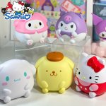 1PC Sanrio Cute Cartoon Animation Kuromi My Melody Pudding Dog Rebound Pinch Toy Reward Prizes Office Creative Cartoon Small Gif