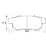 Honda Kbc Brake Pads Rear For - Spares Direct
