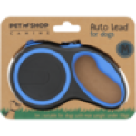 Canine Medium Blue Auto Dog Lead