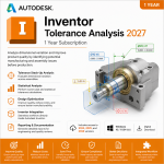 Autodesk Inventor Tolerance Analysis 2027 - 1 Year Subscription