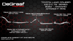 Toyota Land Cruiser 79 Double Cab 2.8 Auto Degraaf Lap Performance Exhaust For