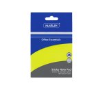 Marlin Office Essentials Sticky Note Pad 76 X 76MM 100 Sheets Neon Colours