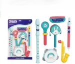 Wooden Kids Musical Instrument Set - Rhythm Play Toy - 8 Pieces