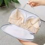 1pc Durable Bra Wash Bag With Handle & Zipper - Anti-Deformation Thick Mesh Laundry Protector For Women's Lingerie And Underwear