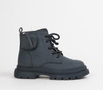Chunky Ankle Boot For Boys - 4 Kids Navy