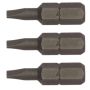 - 3PIECE 1/4INCH Hex Drive 0.8X4.0MM Flat Bit 25MM - FL2508A03