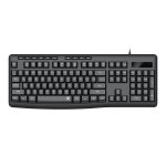 Redragon BK-7366 Full-size Ergonomic Wired Membrane Office Keyboard – Black