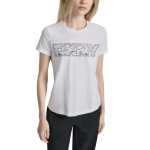 Logo Embellished Tee -white
