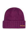 Hurley Women's Penny Beanie Hat - Medium Fit Fashionable Knit Pattern On Crown - Winter Hats For Women Plum Dust