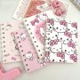 Hello Kitty Spiral Notebook - Cute Cartoon Design Thick Pages Personalized Stationery For Daily Use Random Color Selection