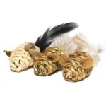 Rosewood Jolly Moggy Natural Wild Catnip MINI Mice - 3 Piece Waggs Online Pet Shop