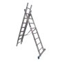 Aluminium Combination Ladder Double Sided Medium Duty 5-IN-1 Ladder 8 Rung 5.2M
